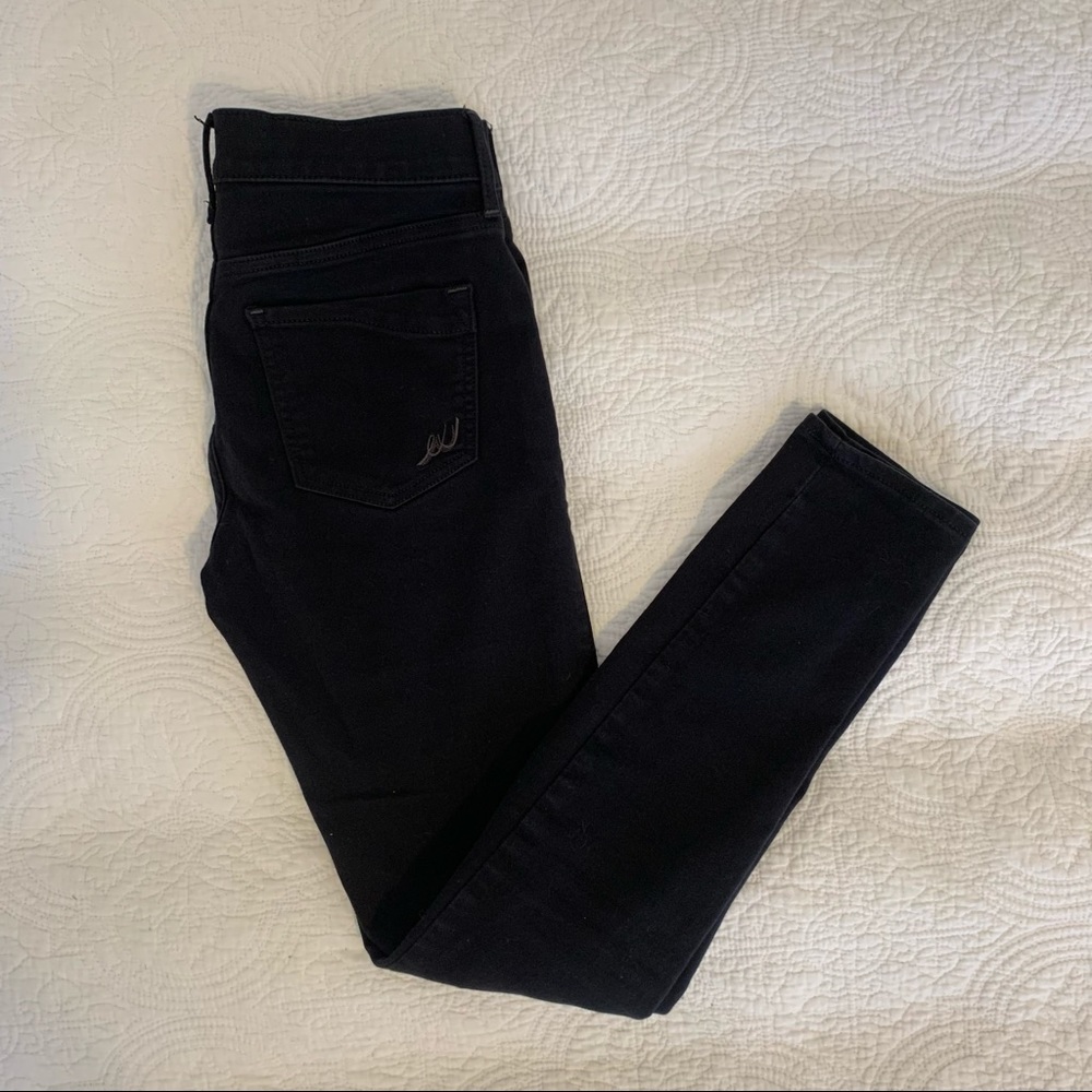 Express black skinny jeans